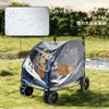WODEGOU Pet Cart Rain Large Dog Stroller Rain Pet Cart Rain Pet Buggy Rain EVA Transparent Waterproof and Windproof Cover for Dog Wagons and Pet