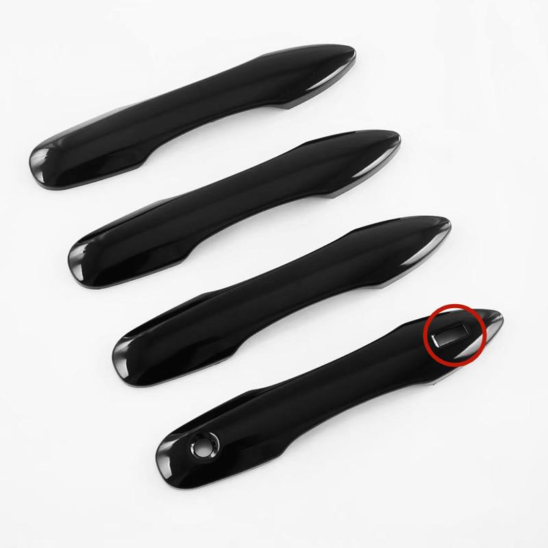 

Funduoo для Toyota Yaris Cross 2022 глянцевый черный хромированный чехол для дверной ручки автомобиля, наклейка на отделку, Стайлинг 1 Keyless EntryOO8