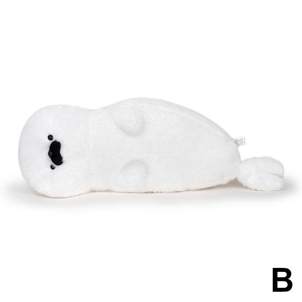 Soft Plush Sea Lion Otter Stuffed Animal Pillow Doll Animal Toy Round Cushion Throw Pillow for Kids Birthday Gift