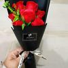 7 Head Artificial Rose Bouquet Handcrafted Soap Flower Petals Decoration Valentine's Day Anniversary Birthday Women Mother Wife Girlfriend Gifts