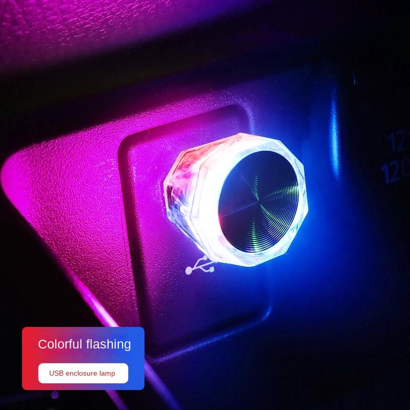 

Мини-USB светодиодный автомобильный свет, авто атмосфера, неоновый свет, украшение, окружающая лампа, освещение салона автомобиля, Стайлинг автомобиля