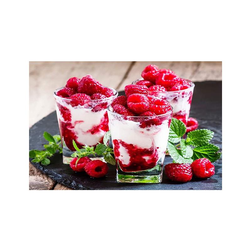 

Strawberry Ice Cream Themed Decorative Painting Picture Cakery Decor Restaurant Dessert Shop Decoration Canvas Printing A4-29.7*21cm