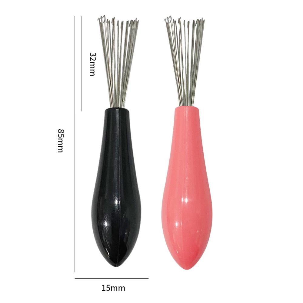 Comb Hair Brush Cleaner Plastic Handle Cleaning Brush Remover Embedded Beauty Tools Cleaning Products Cleaning Supplies