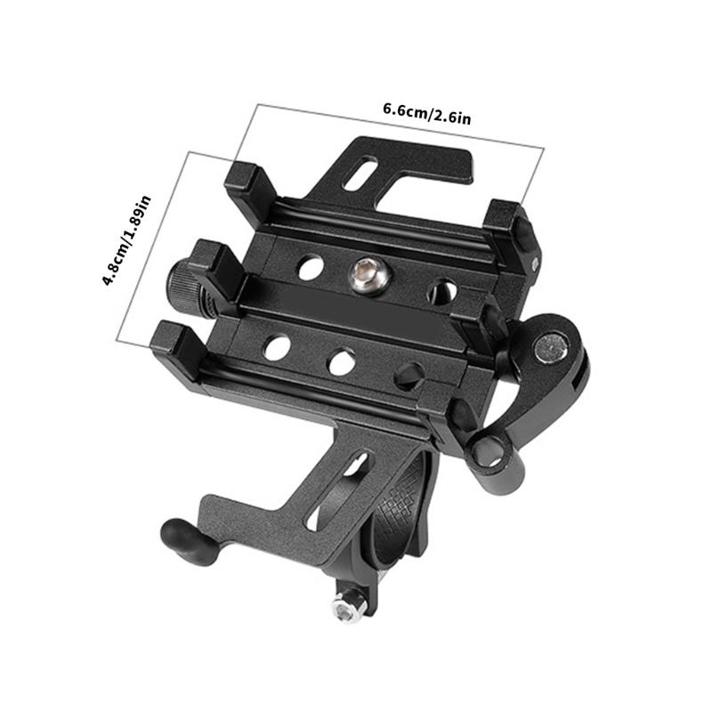 360 Degree Rotatable Bike Phone Holder Comfortable Viewing Angles Phone Stand for Smooth Cycling Experiences