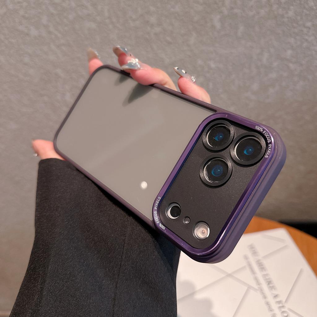 Metal Eagle Eye Lens Suitable for IPhone17PROMAX Transparent Mobile Phone Case Apple 16 High End Sense Anti Fall Hard 15