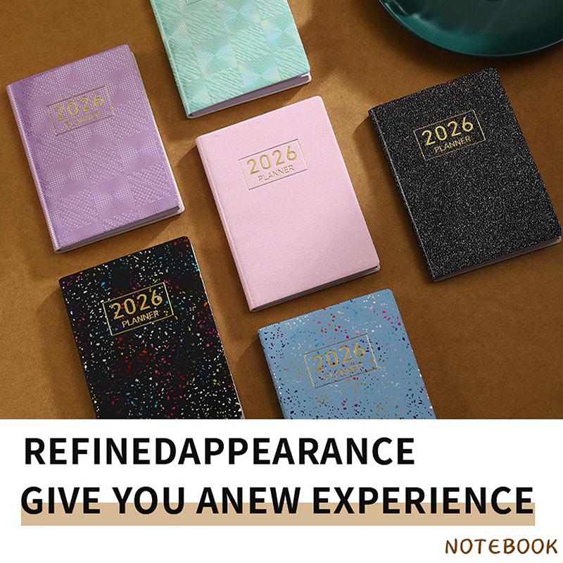 2026 A7 Agenda Book Pocket With Calendar Diary Weekly Planner Appointment Book School Office