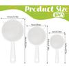 3 Pcs Plastic Mesh Strainer Set Colander with Handle - 3 Sizes Double Ear Food Mesh Strainer with Handle - Flour Sifter Colander - Kitchen Strainer