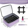 Large Nail Polish Organizer Bag – Holds 72 Bottles, Portable Travel Storage Case for Gel Polish & Manicure Tools with Removable Pouches Less