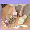 Stylish Summer Flat Comfort Sandals For Women With Soft Non-slip Bowknot Design
