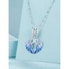 WOSTU 925 Sterling Silver Rainbow Dream catcher Charms Pendant Blue Angel Wing Beads Fit Original Bracelet Neckace DIY Gift