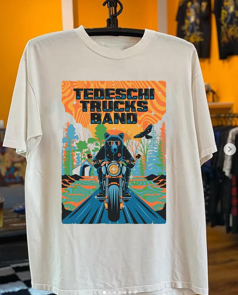 Hot Tedeschi Trucks 2025 Tour Collection Live White T Shirt Short Sleeve Unisex T-Shirt XXXL
