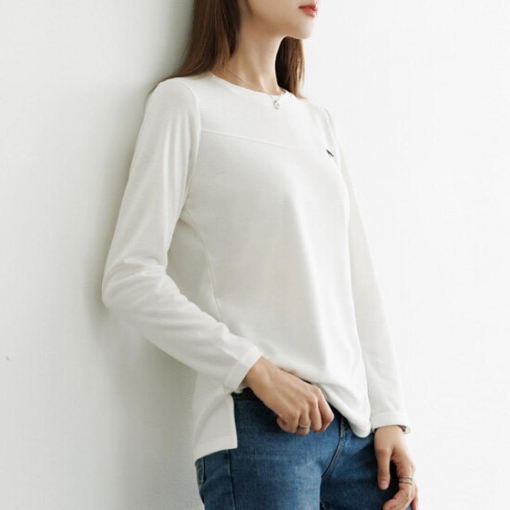 Dedra Women S Synchronized FiT T ShirT leaTher cuT Long Sleeve Tbe4070