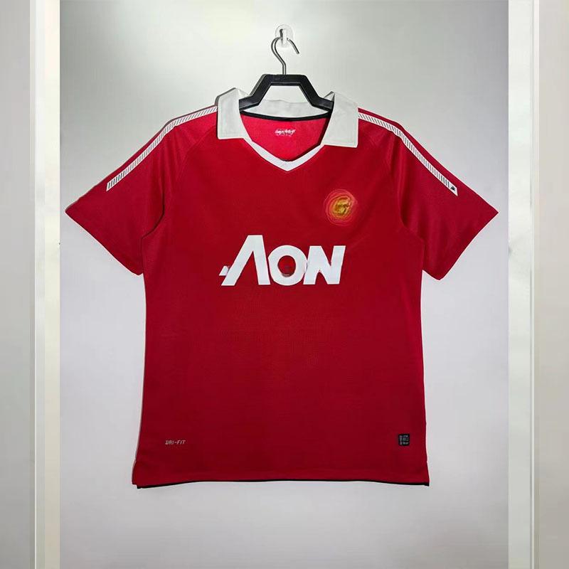 Classic Red Devils Jersey, Host and Guest No. 7 Ronaldo No. 10, Rooney Single Top, Retro Football Jersey, One Piece Will Be Sent On Behalf of You.