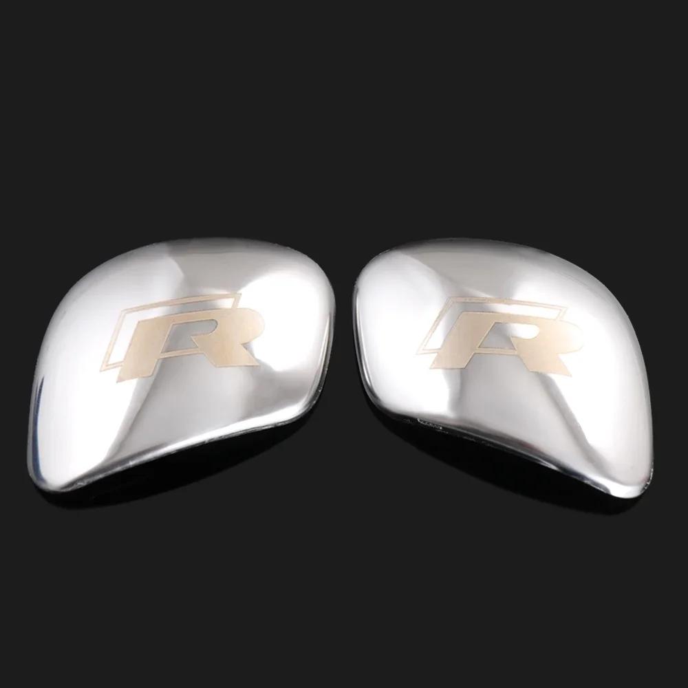 WGLRK1 Gear Head Sticker Car Styling Gear Shift Knob Cover For VW Volkswagen Rline POLO CC Golf 7 6 Bora Tiguan Passat B5 B6 B7 Jetta