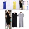 Elegant Women Summer Short Sleeves Dress Bandage Bodycon Evening Party Long Maxi Dress