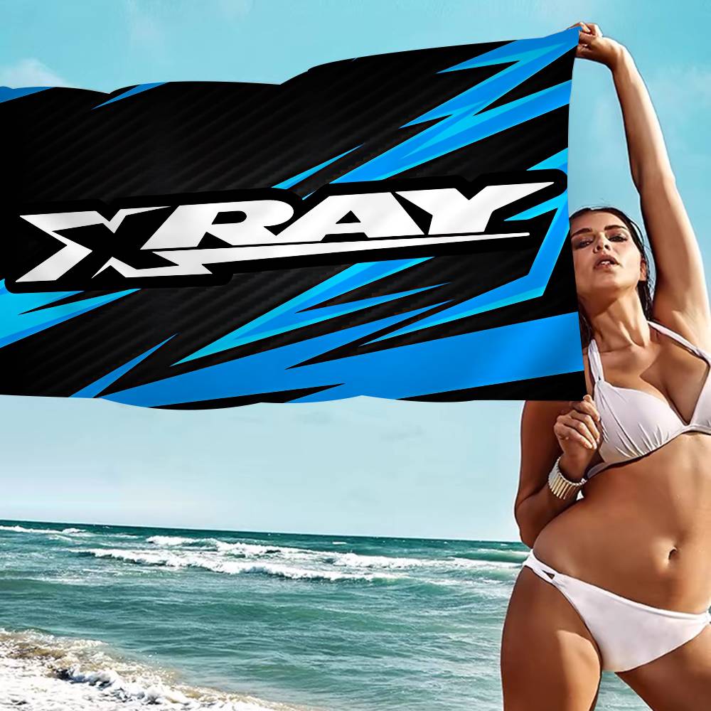 X-XRAY-Y Racing Car Bath Towel Microfiber Soft Water Absorbing Breathable For Girl Kids Decorative Cartoon Beach Towel