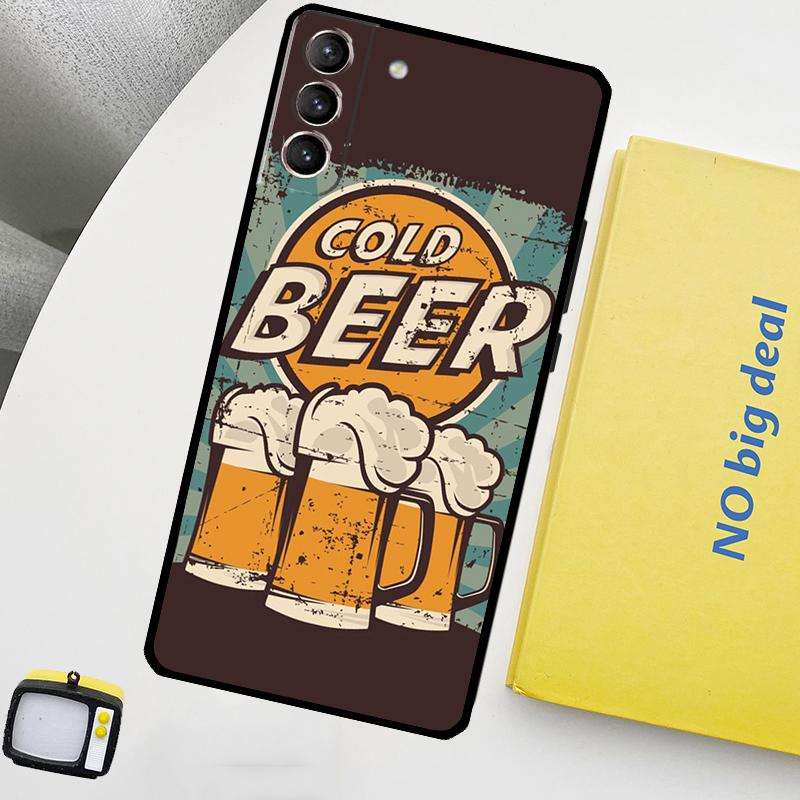 Alcohol Beers Drink Beer Phone Case For Samsung Galaxy S26 S25 S24 Ultra S20 S21 S22 S23 Plus S10 S24 FE S25 FE Cover
