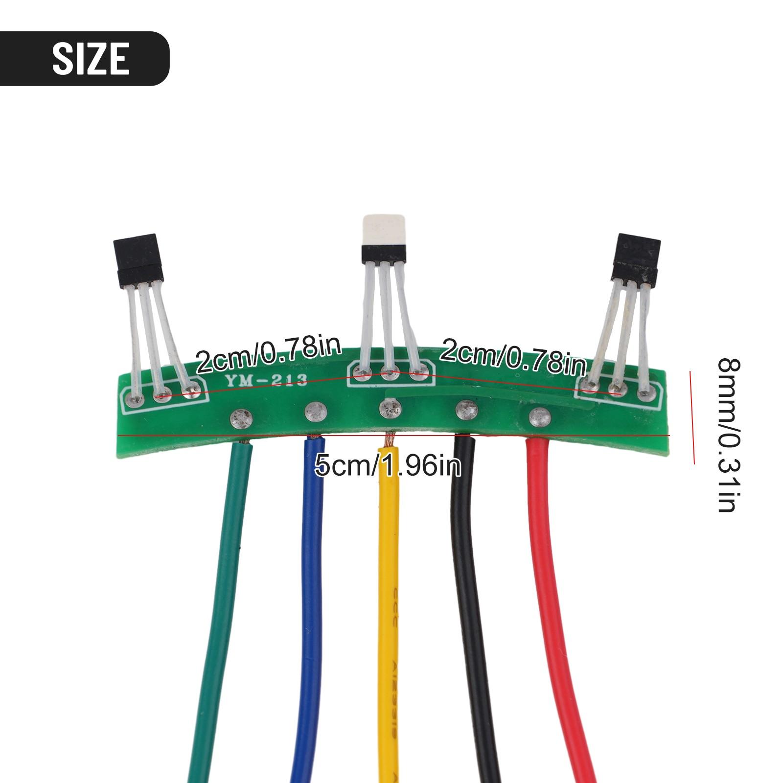 

Two Wheel Motor Hall PCB Weight 10G Wire 3147 5cm Length For 41F