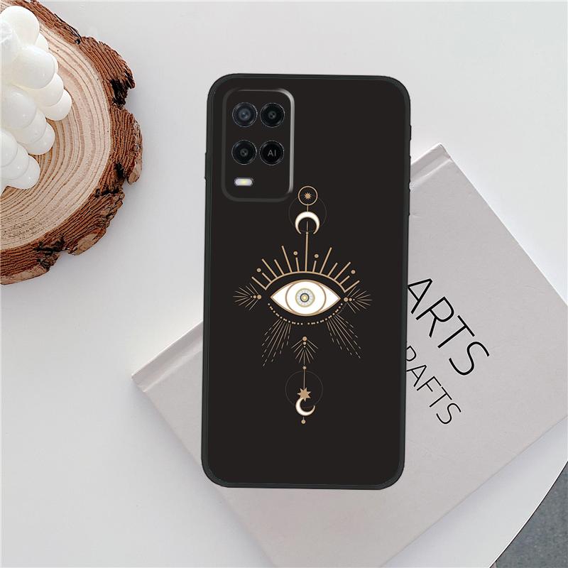 Evil Eye Hamsa Case For Oppo A80 A78 A98 A40 A60 A18 A38 A58 A15 A17 A77 A74 A94 A54 A57S A16 A76 A96 Cover