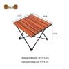 Ultralight Aluminum Folding Camping Table & Chairs - Available In Large, Medium, Small Sizes for Outdoor Picnic and Barbecue.