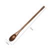 Nanmu Wood Small Stirring and Honey Spoon Set