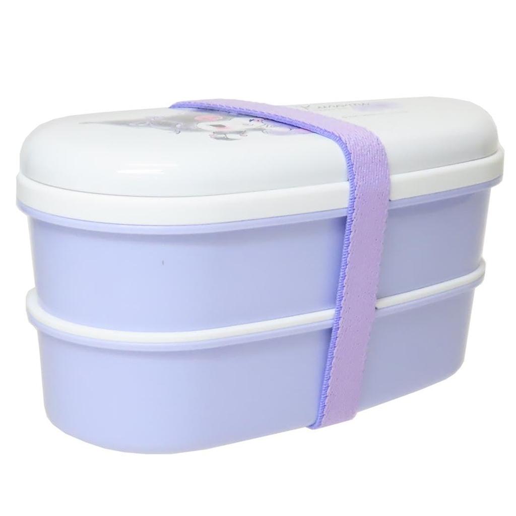 Kamio Japan Kuromi Oval Microwaveable Lunch Bento 053020 Two-Tier Box, Box,