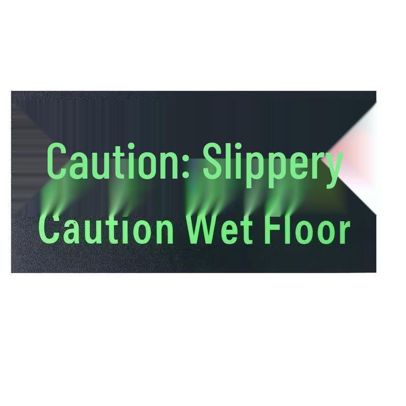 Lijiu Hong PVC Fire Safety Caution Wet Floor Sign Stickers (100-Pack)