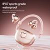 Rose Gold M106 Bluetooth Headset with Love Heart Design - Ear Clip In-Ear, Long Battery Life.