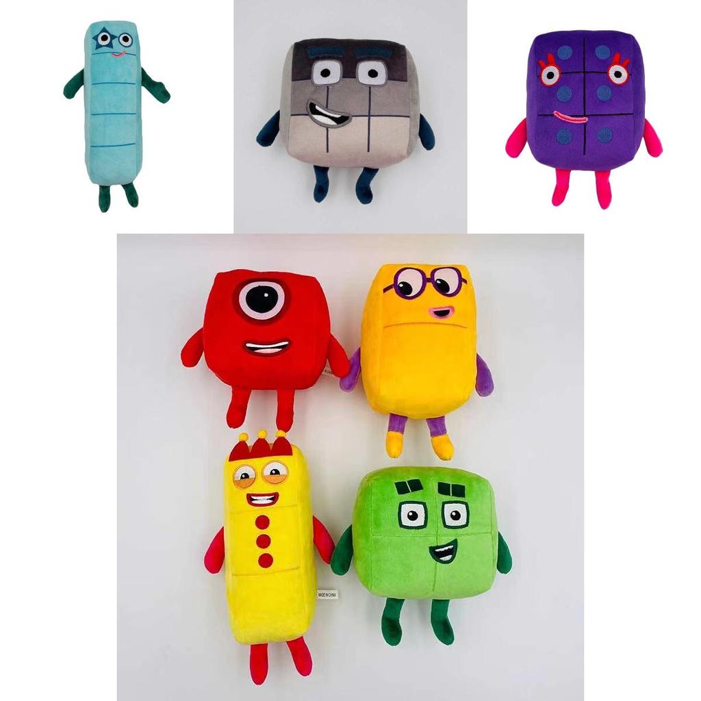 Peluche Numberblocks Morbido e Carino Giocattolo Morbido per Bambini Educativo e Divertente