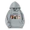 Girls' Long Sleeve Hoodie with Graphic Print and Pockets Casual Pullover Sweatshirt