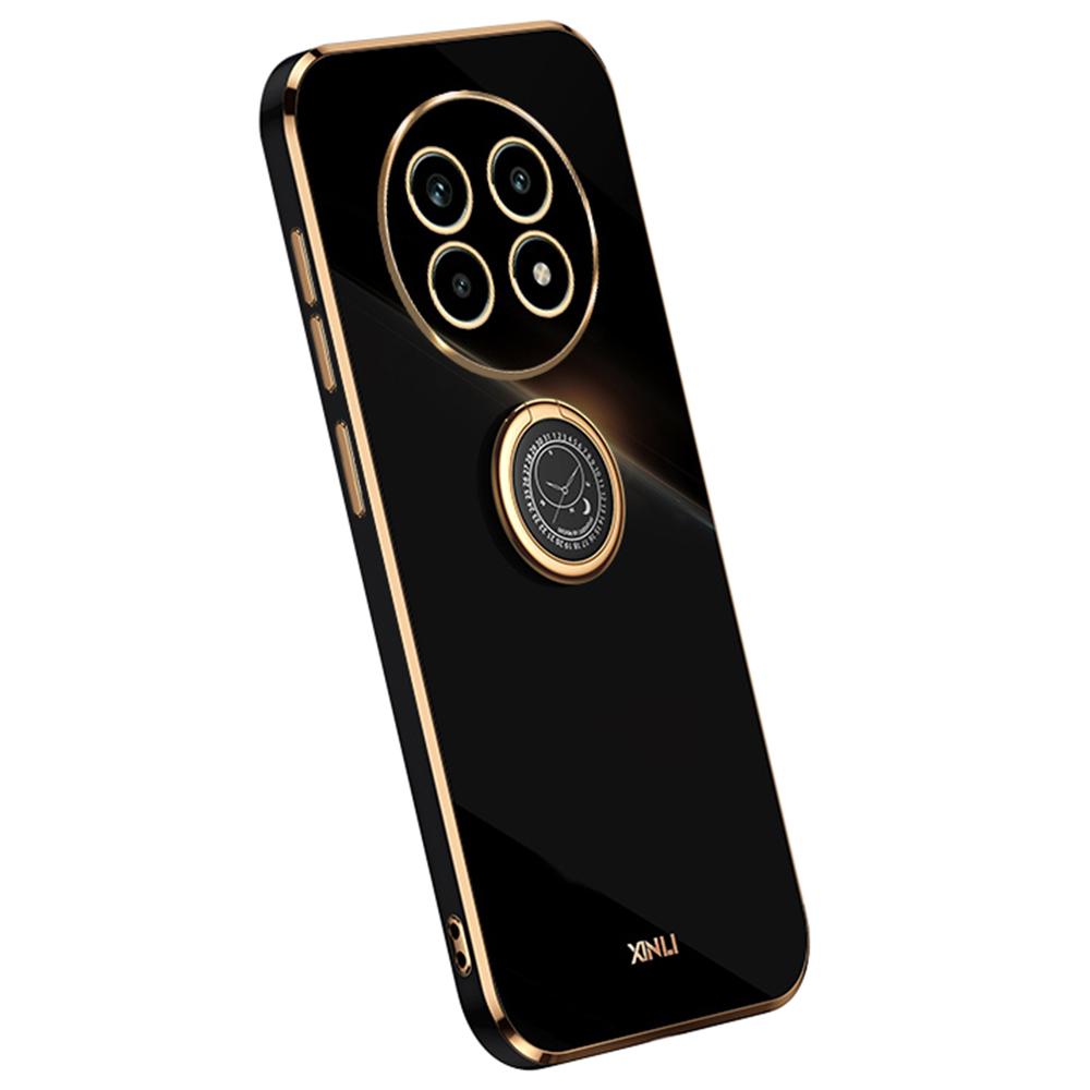 XINLI Für Realme 13 Pro 5G (Global)/13 Pro+ 5G (Global) Hülle Ring Ständer Galvanisierung TPU Handyhülle