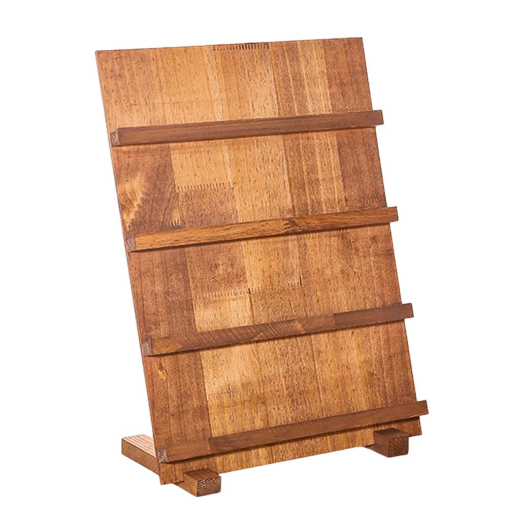 Stylish Wood Earring Display Stand Jewelry Holder Wood Jewelry Organizer for Home Office and Retail Store Setting