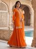 Women Bollywood Party Wear Chiffon Silk Salwar Suit Palazzo Indian Designer Salwar Kameez