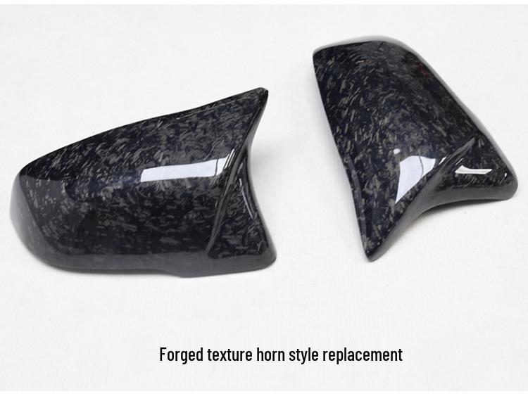 Carbon Fiber Rearview Mirror Shell Cover for BMW 1, 2, Z4, X1/X2 - Models F48, 52, 39, G29 Horn Replacement