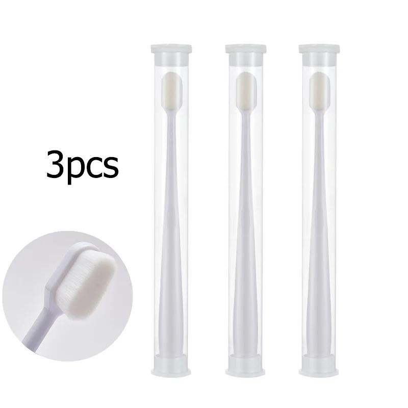 5/10Pcs Ultra-fine Soft Toothbrush Million Nano Bristle Adult Tooth Brush Deep Cleaning Portable Travel Dental Oral Care Brush