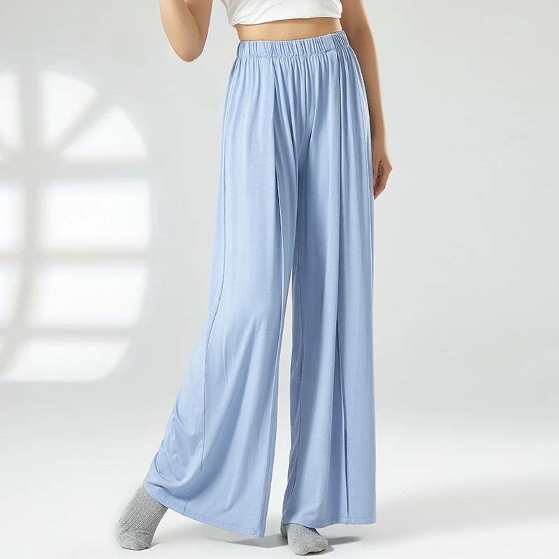 Elegante Klassische Tanzhose Damen Modern Dance Weite Hosen Weich Elastisch Yoga Body Rhyme Ballett Training Übungshose