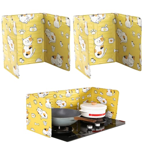 

Doyime Range Guard, Oil Splash Guard (Set of 2), Stovetop Guard, Oil Splash Guard, Multi-functional Range Guard, Compact Range Guard, Stove Guard, Kit