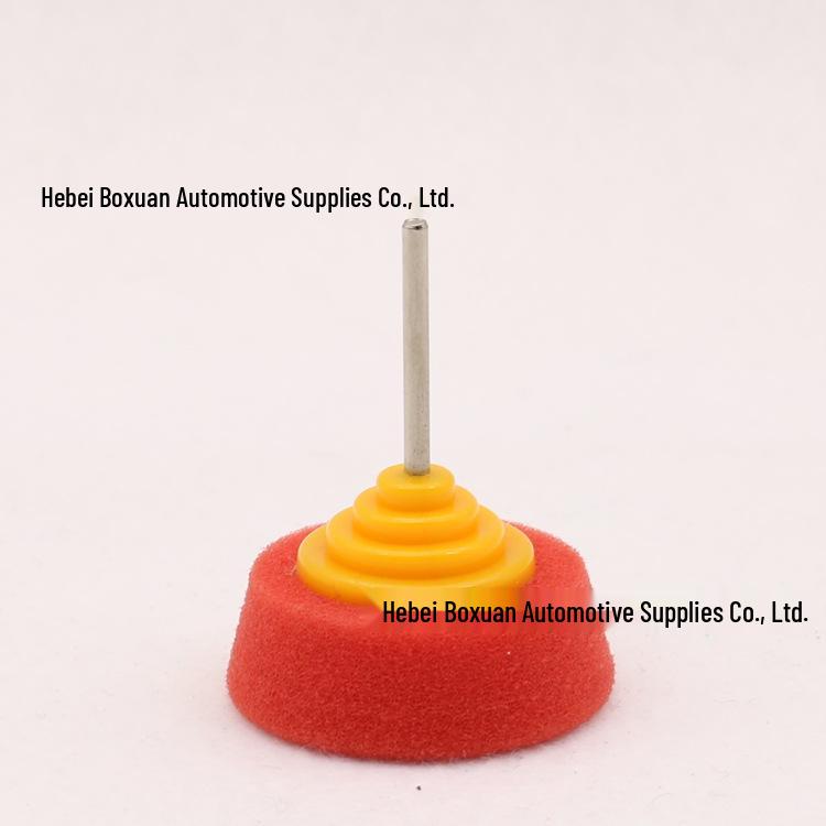 123-calowa gąbka polerska w kształcie stożka: Gąbka Detailingowa do Małych Powierzchni z Trzpieniem Kompatybilnym z Wiertarką