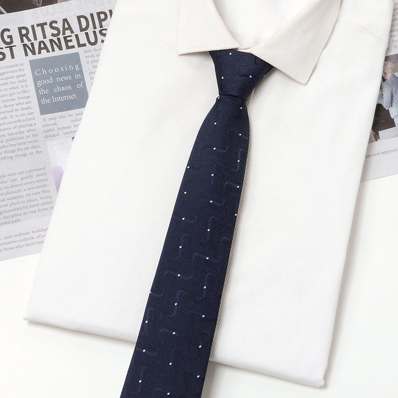 Men's Zipper Tie, Knot-free Business Formal Tie
