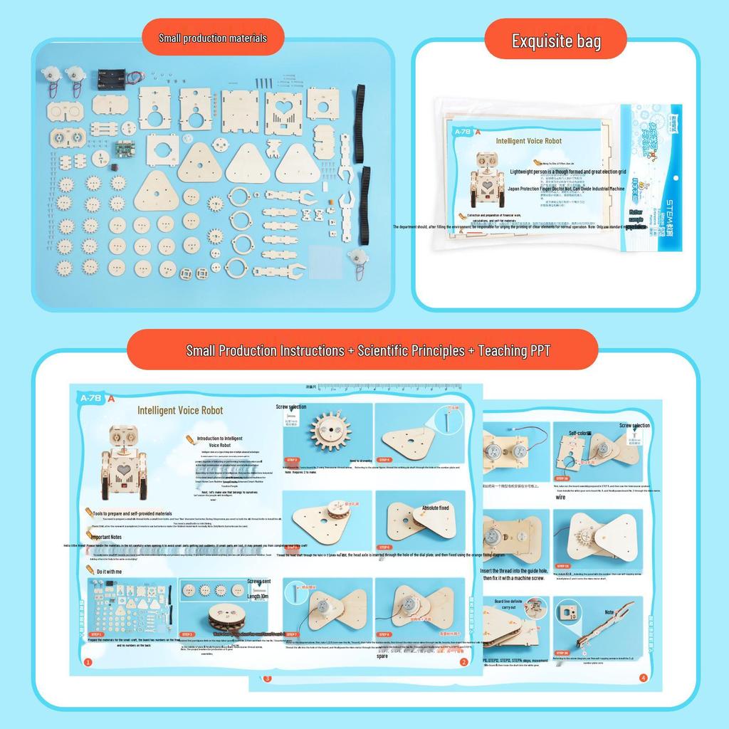 Smart Voice Robot STEM Education Kit for Primary & Secondary Students