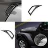 For Jeep Wrangler JL 18-2024 Carbon Fiber Side Fender Air Wing Vent Cover Trim
