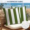 Waterdichte Golvende Breedte Stang Kussenhoes 30x50/45x45cm Eiland Vakantie Levensstijl Buiten Tuinstoel Kussenhoes Woondecoratie