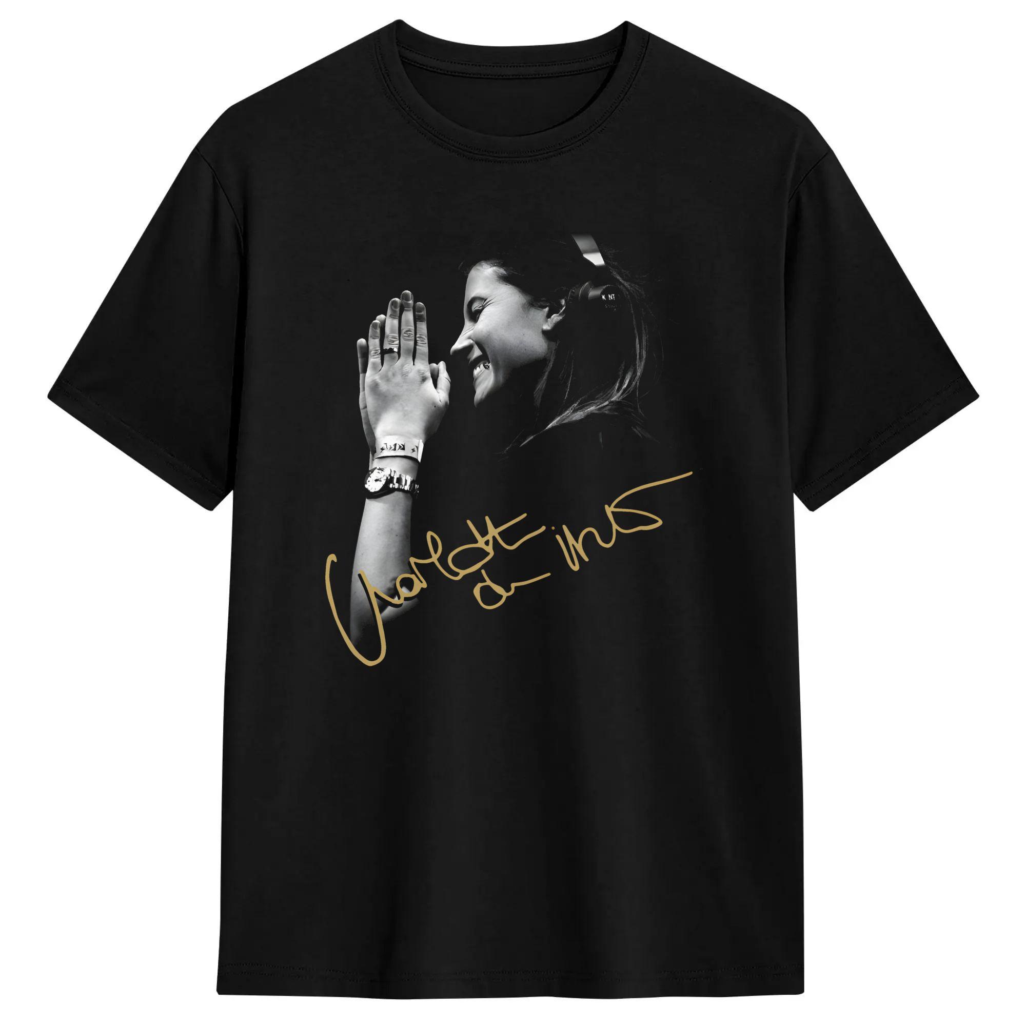 CHARLOTTE DE WITTE T-Shirt Sommer Harajuku T-Shirts Baumwolle Rundhals Große Größen 5XL Kleidung Kurz S gray
