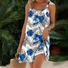 Neues ärmelloses Cami-Trägerkleid mit 3D-Digitaldruck, Heißer Verkauf für Frauen Europa Amerika Lässiges Sommerkleid