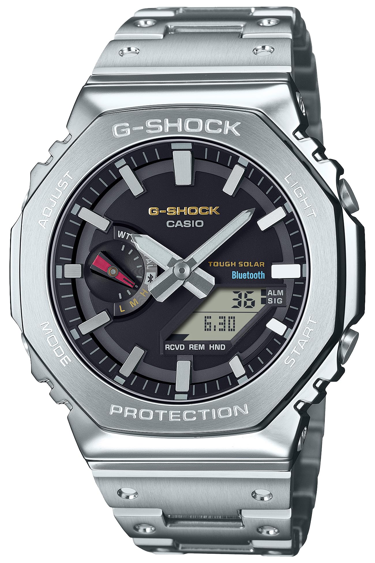 

Watch Full Metal Bluetooth Equipped Tough Solar Silver [Casio] G-Shock [] GM-B2100SD-1CJF Men s