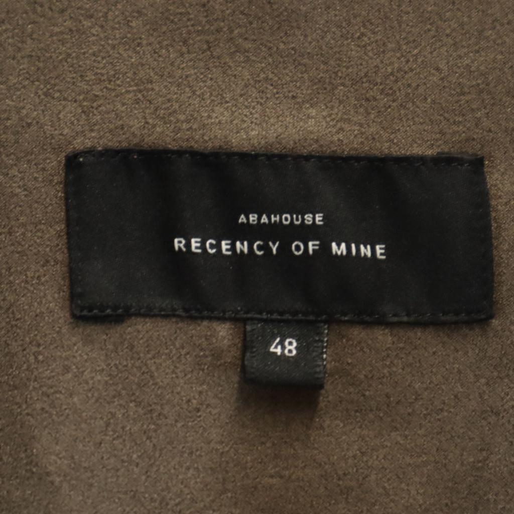 RECENCY of MINE made in Japan Short sleeve Open collar shirt Abba House Men's Used