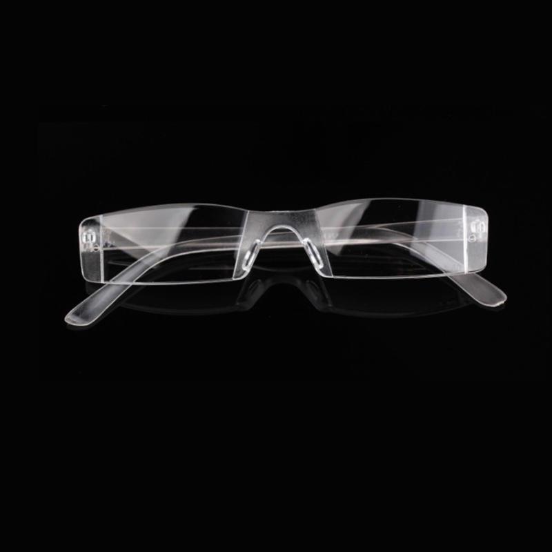 Unisex przezroczyste przezroczyste kwadratowe okulary do czytania Presbyopia Przenośna pielęgnacja wzroku o wysokiej rozdzielczości + 1,0 do + 4,0