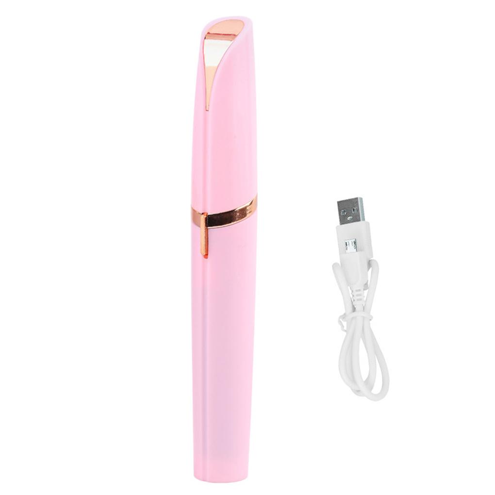 Elektryczny trymer do brwi USB Depilator do włosów na twarzy Trymer Golenie Podróżny Odpinany Golarka do brwi