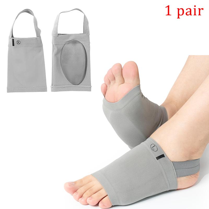 1pair Flat Foot Arch Support Orthotic Insoles Gel Pads - Compression Foot Stands for Men and Women, Relieving Pain in Flat Feet
