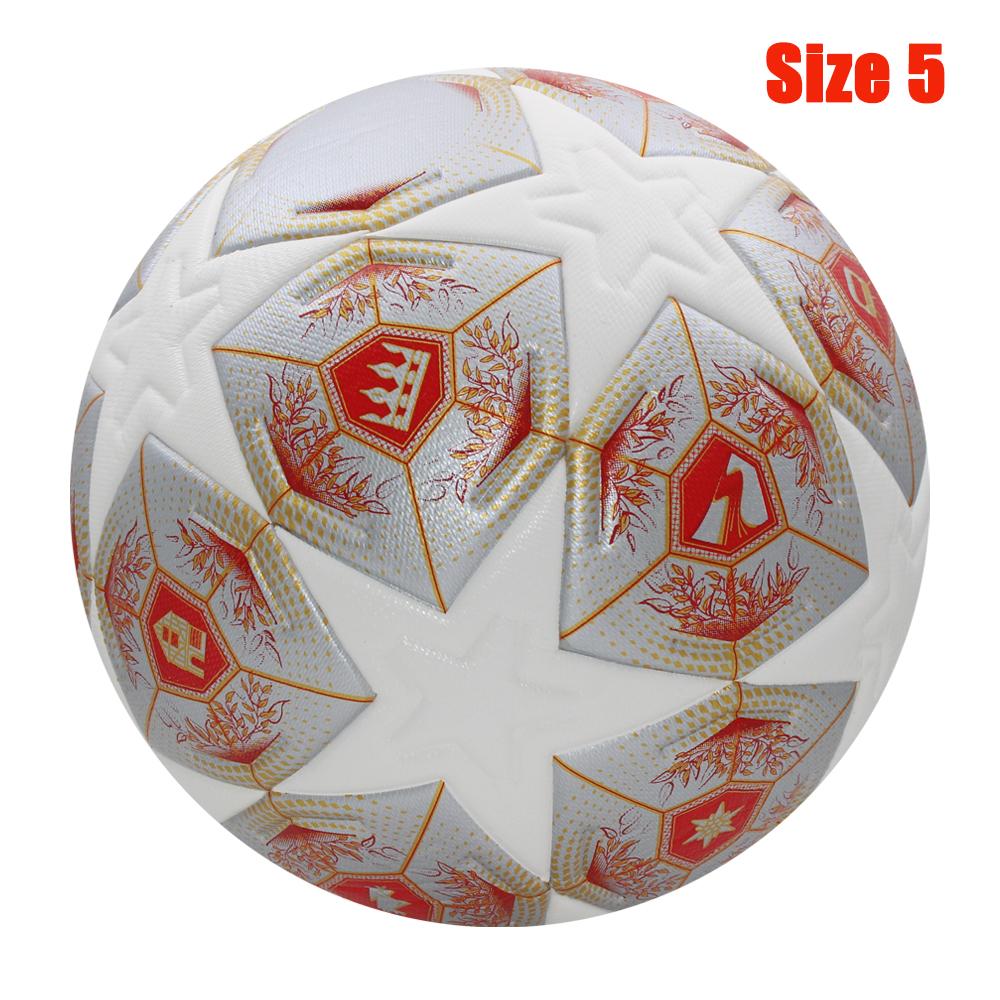 High Quality Match Soccer Ball Size 5 Youth/Adult Football Wear-esistant High Elasticity Seamless Thermal Adhesion League Ball
